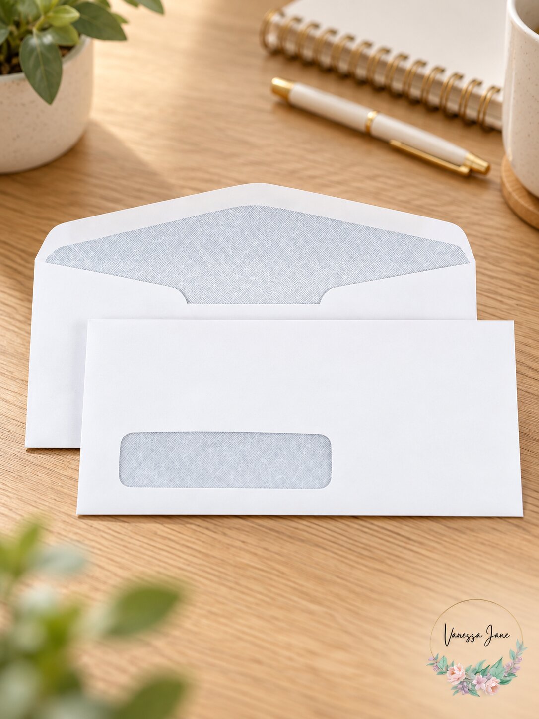Staples™ Gummed Security Tinted Business 250 Envelopes, 4 1/8 x 9 1/2