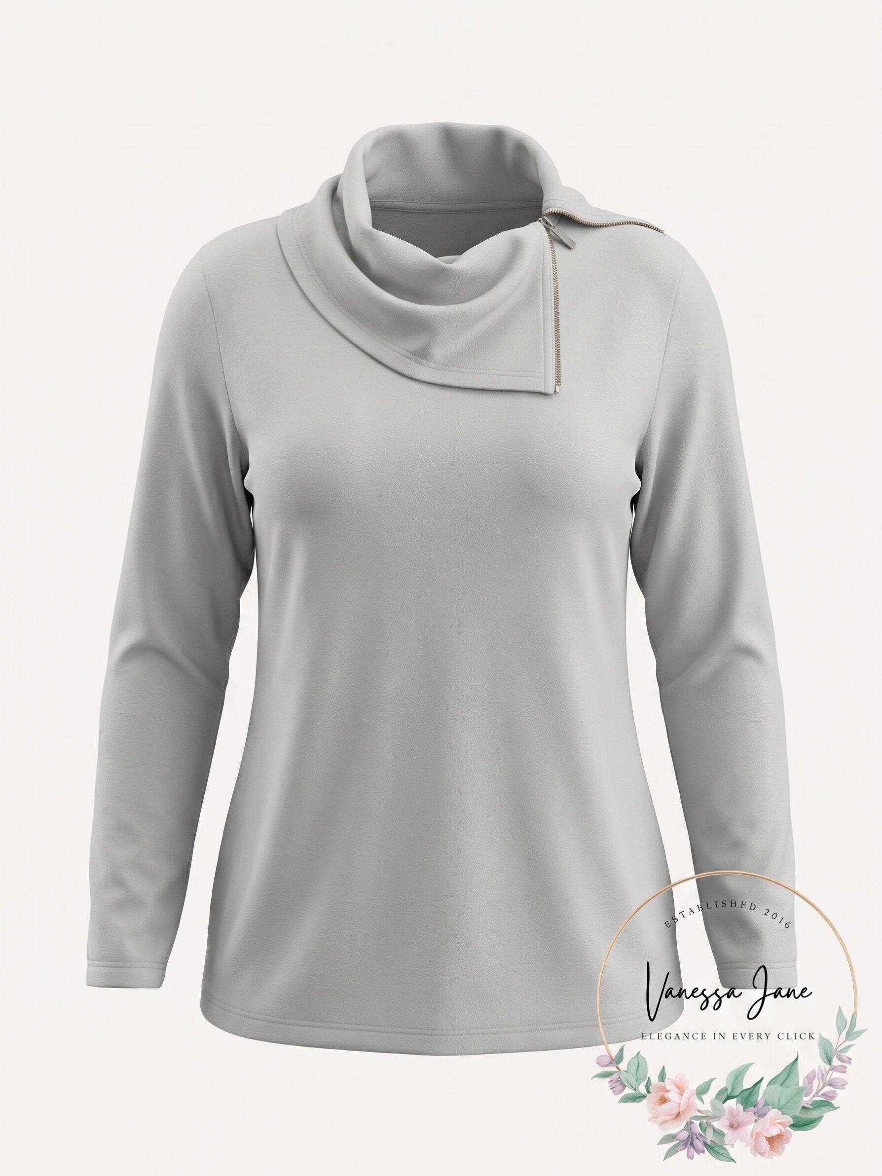 Tommy Hilfiger Plus Size Zip-Neck Thermal, 2X/Ivory