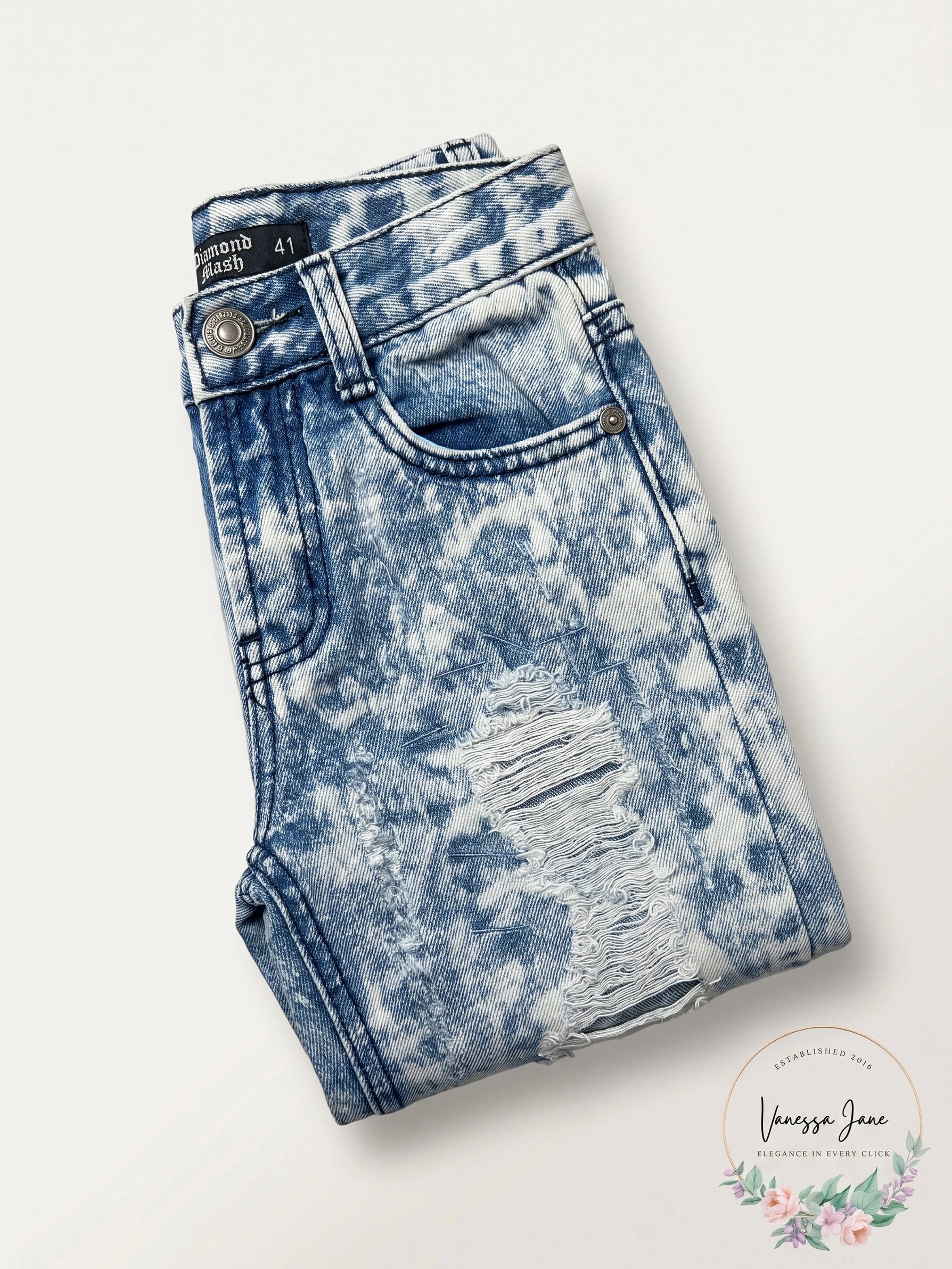 Diamond Stash Boys Jeans, Size 4T