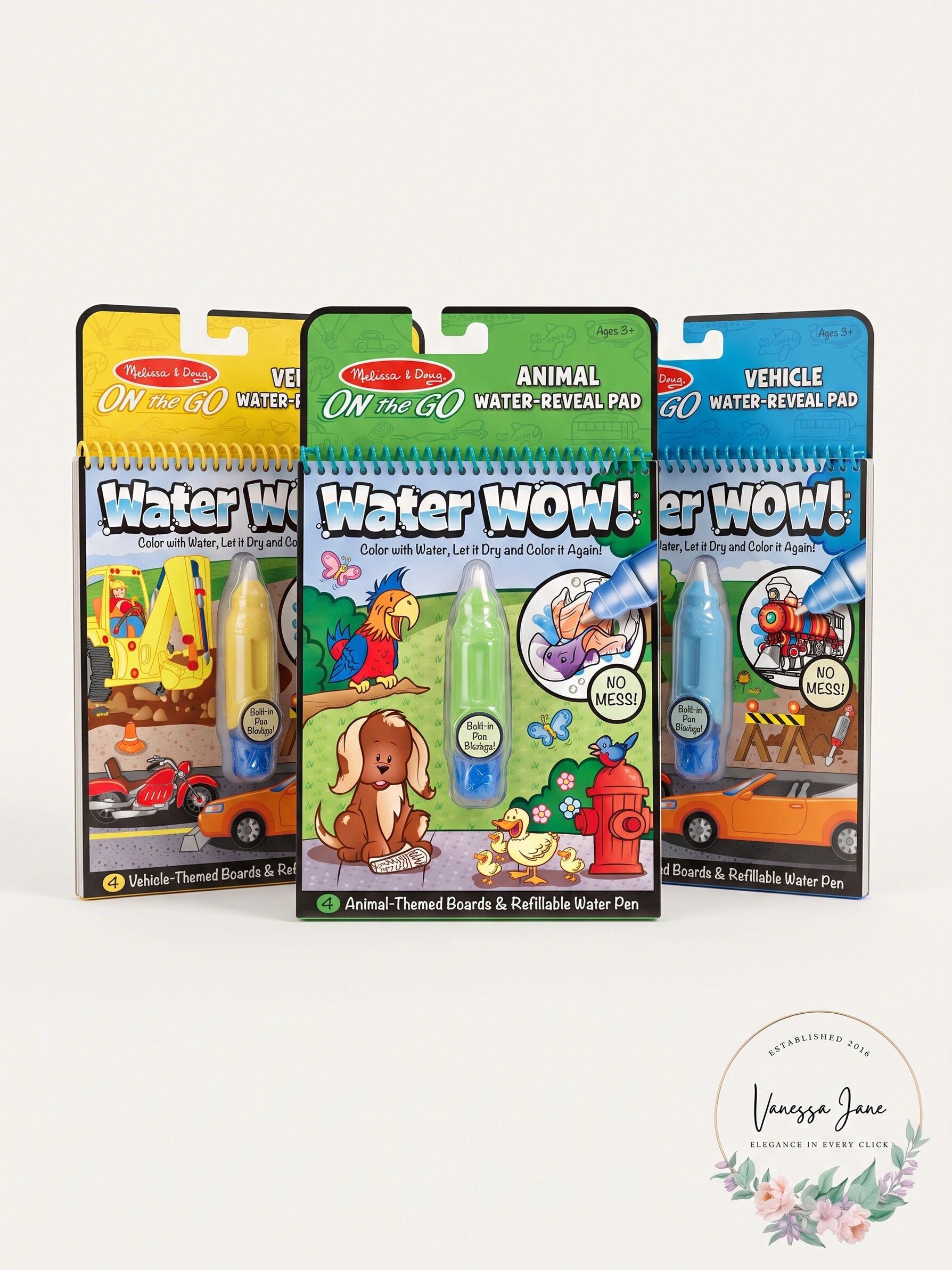 Melissa & Doug On the Go Water Wow! Water-Reveal Activity Pad