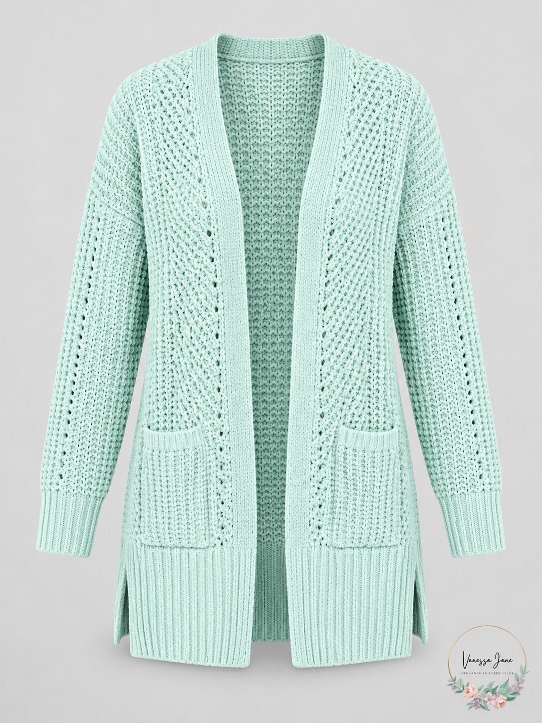 Style and Co Chenille Petites Open-Front Cardigan, Size PS