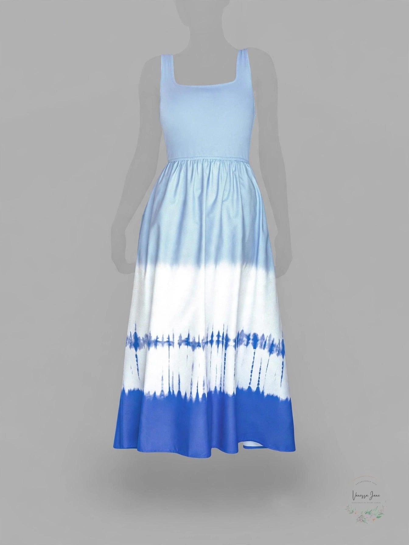 Cupshe Womens Lovely Day Ombre Midi Beach Dress, Small