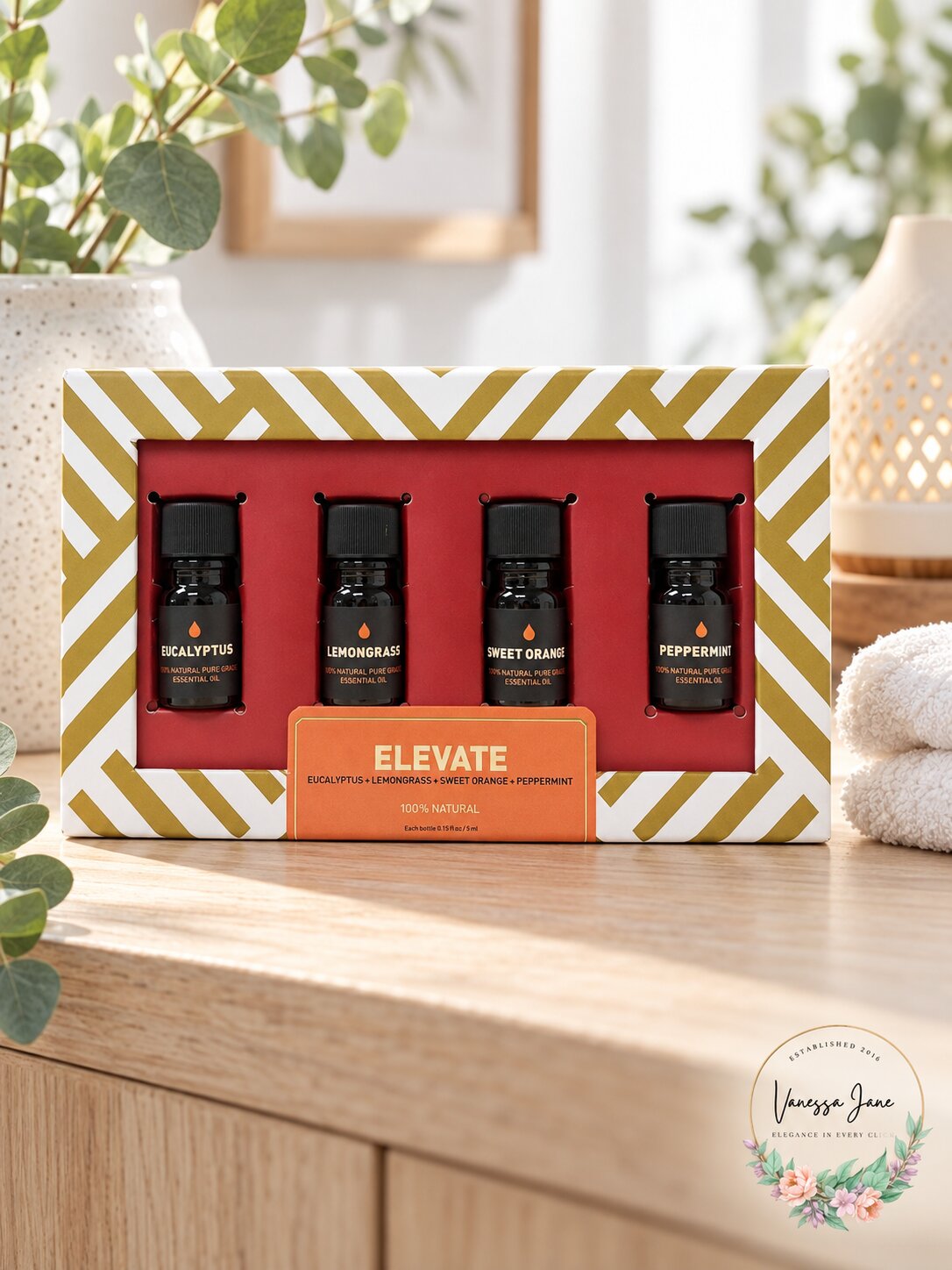 Way of Will 4-Pc. Elevate Essential Oil Gift Set Sealed