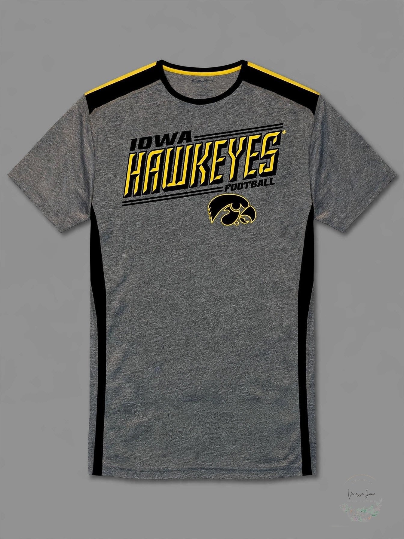 Old Varsity Iowa Hawkeyes Adult Men's T-shirt, Size Large