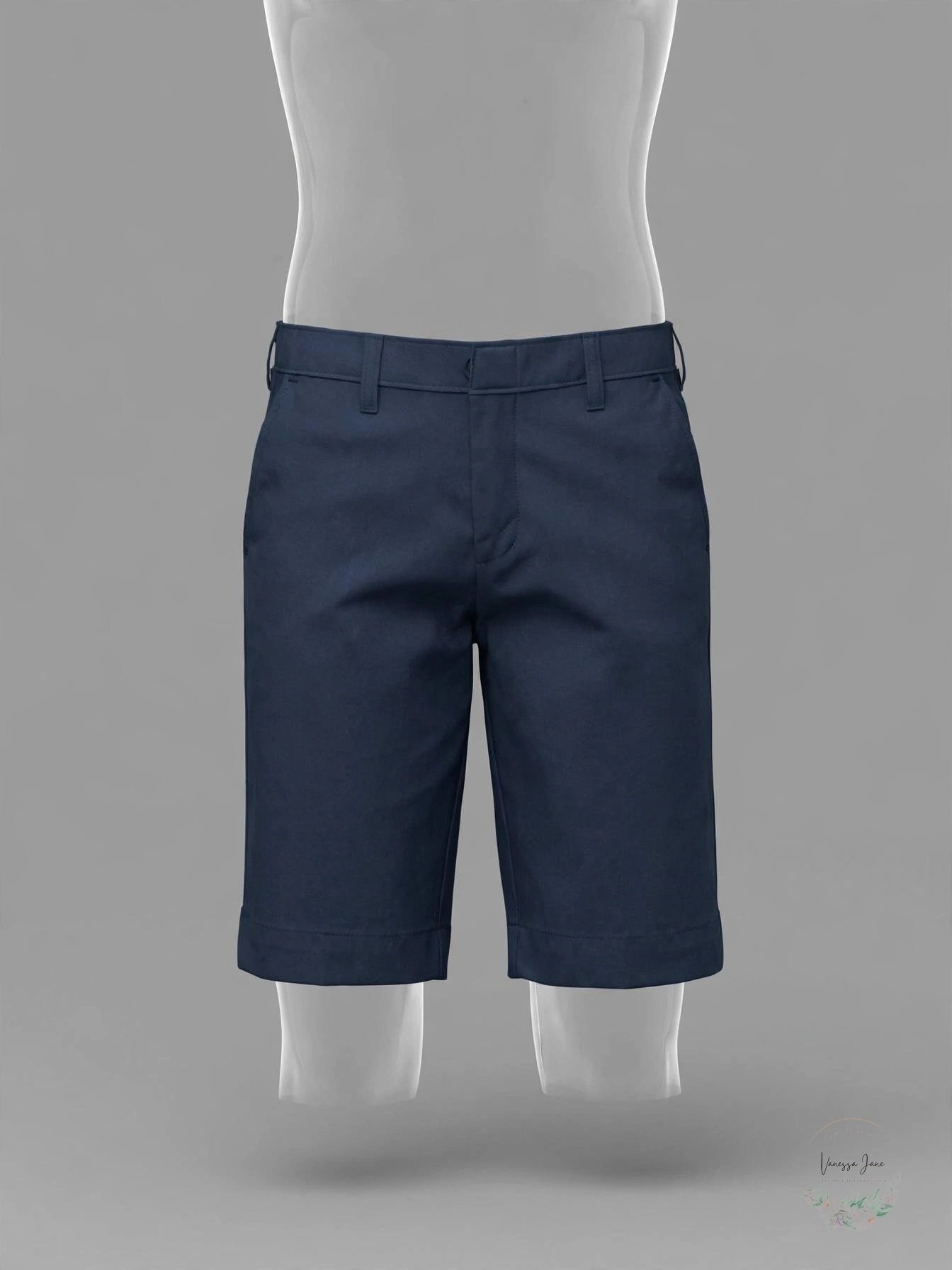 Dickies Girls School Uniform Classic Fit Bermuda Stretch Twill Shorts, Size 5
