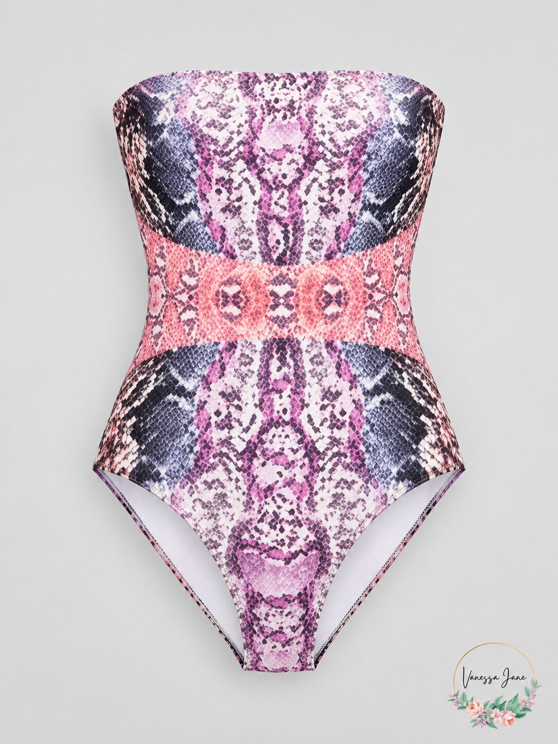 Bar III Multi Mixed Messages Printed One-Piece Swimsuit, Small