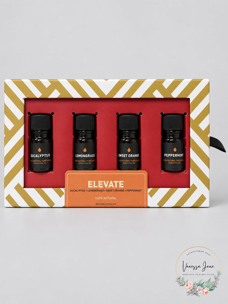 Way of Will 4-Pc. Elevate Essential Oil Gift Set Sealed