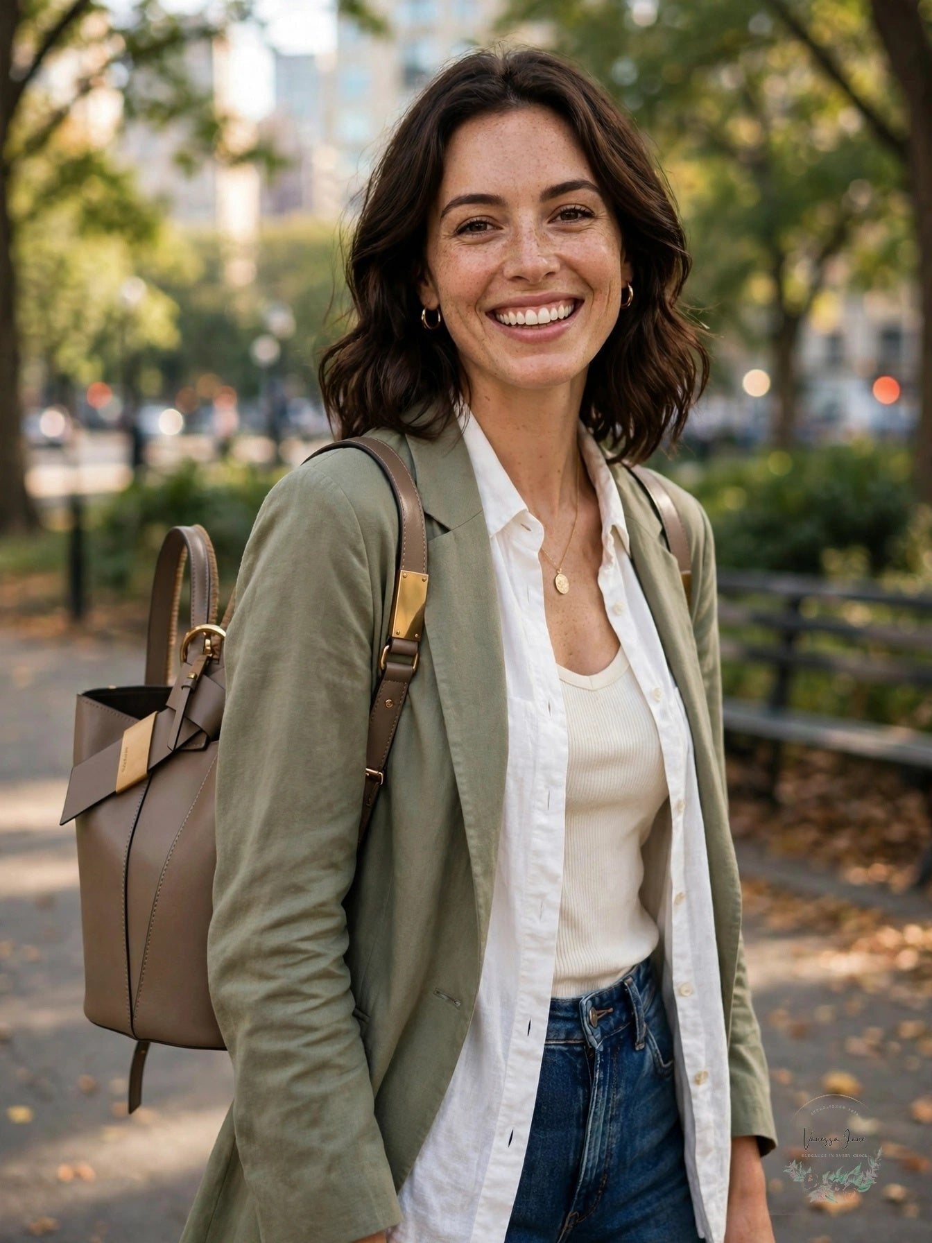 Calvin Klein Karsyn Leather Convertible Mini Hobo Backpack, Molasses
