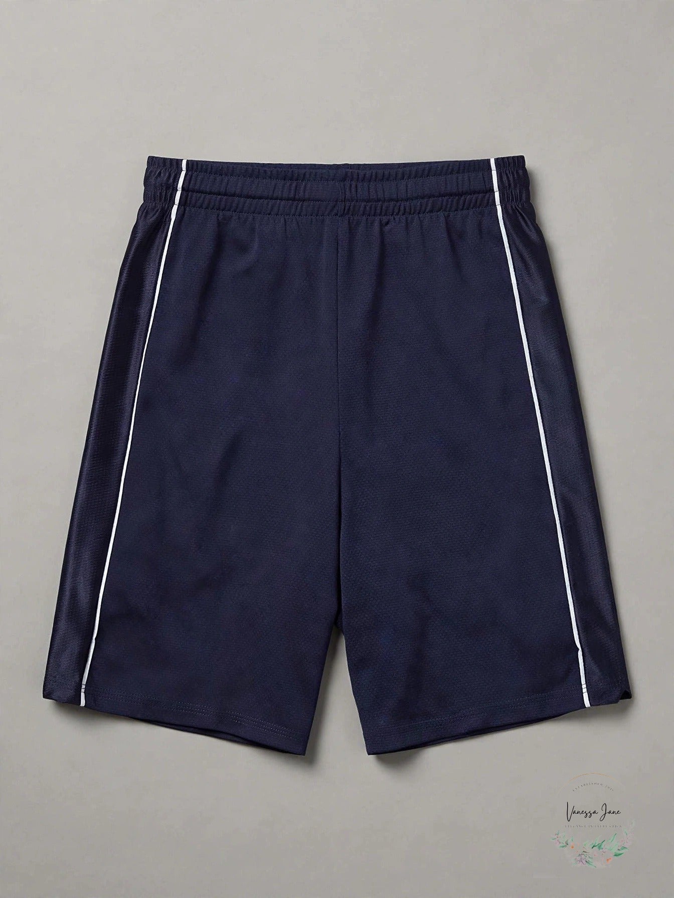 Intensity Men's 7-Inch Pebble Mesh Basketball Shorts, Red & Navy