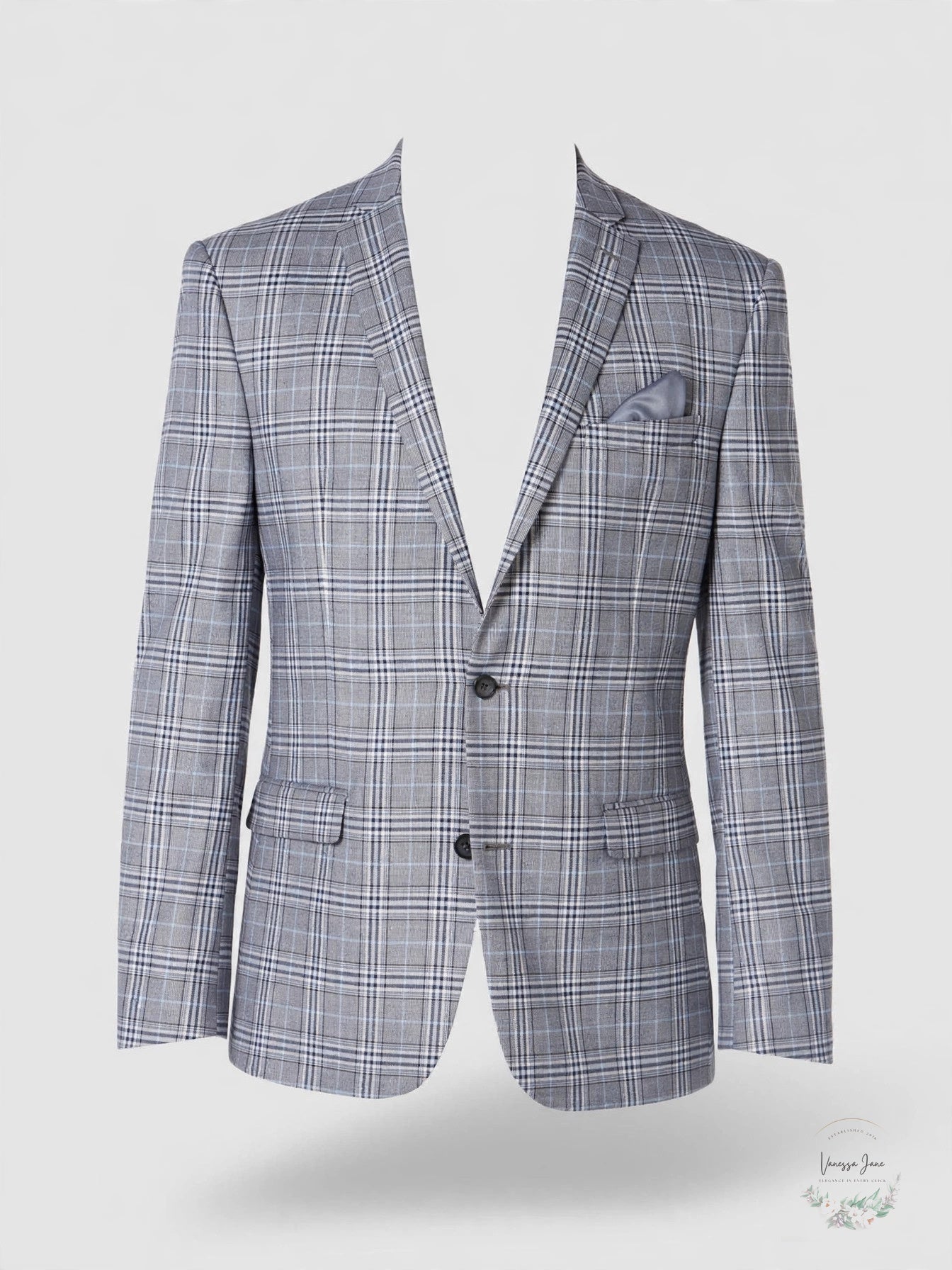 Bar III Men's Active Stretch Slim-Fit Plaid Sport Coat