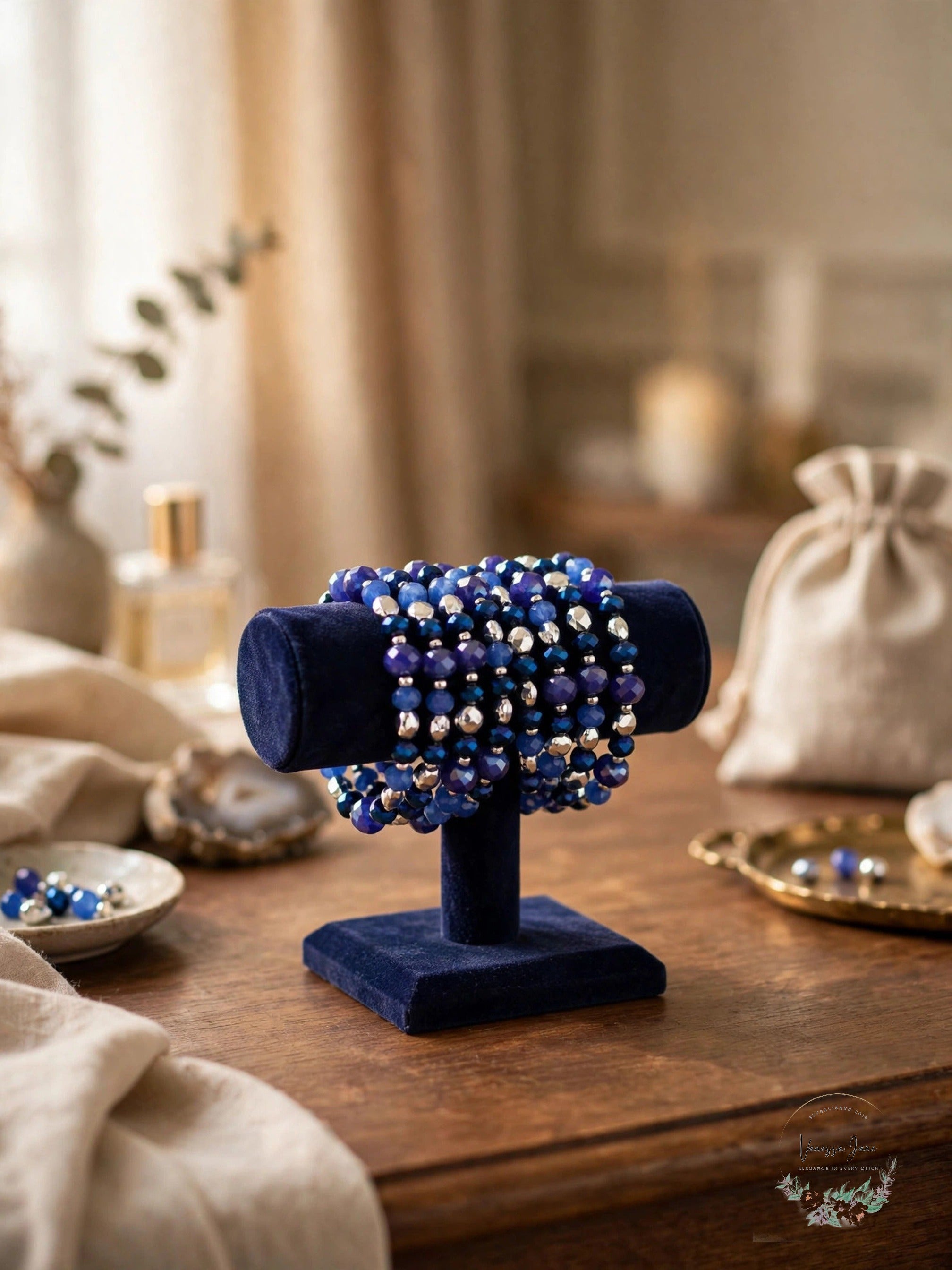 Style and Co Beaded Coil Bracelet