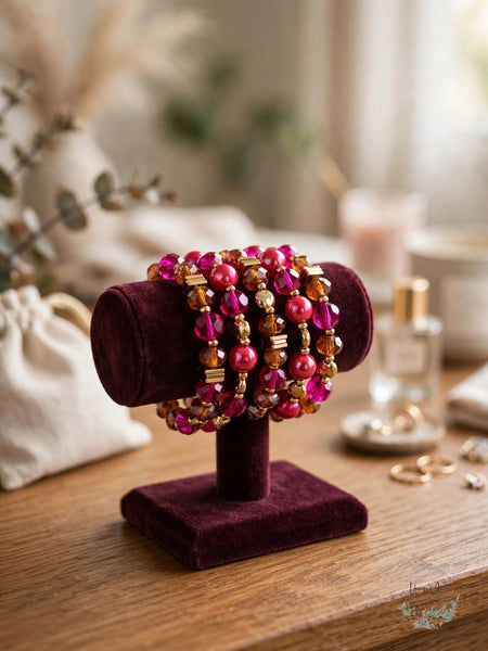 Style and Co Beaded Coil Bracelet