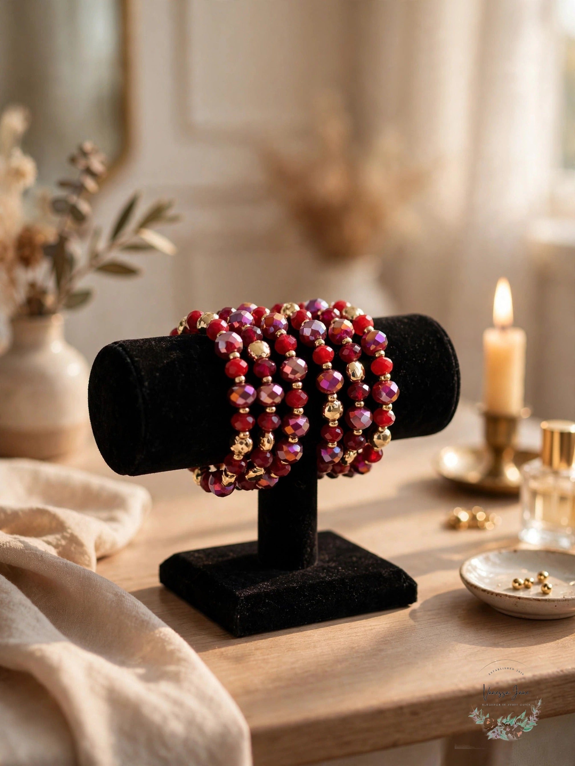 Style and Co Beaded Coil Bracelet