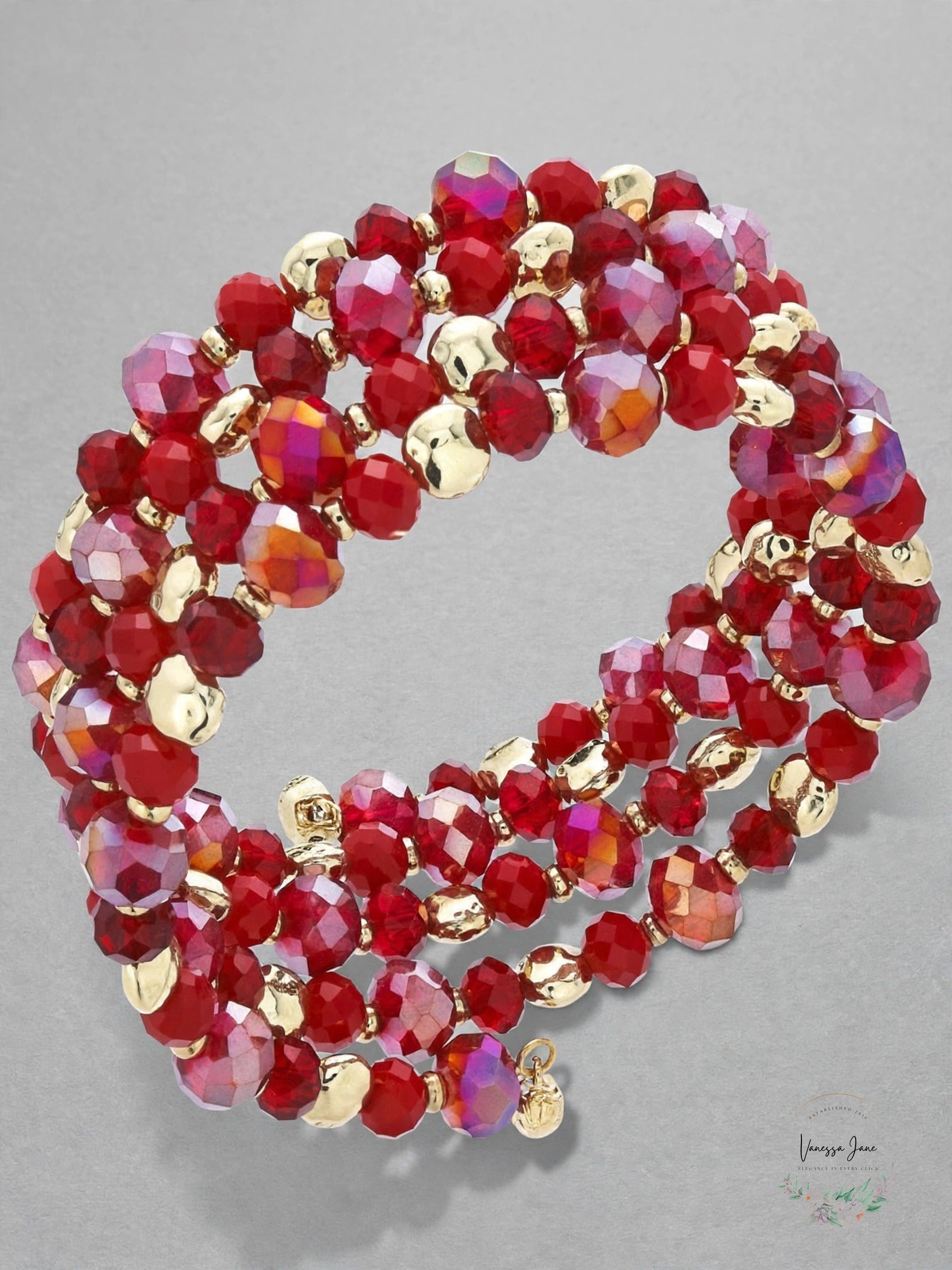 Style and Co Beaded Coil Bracelet