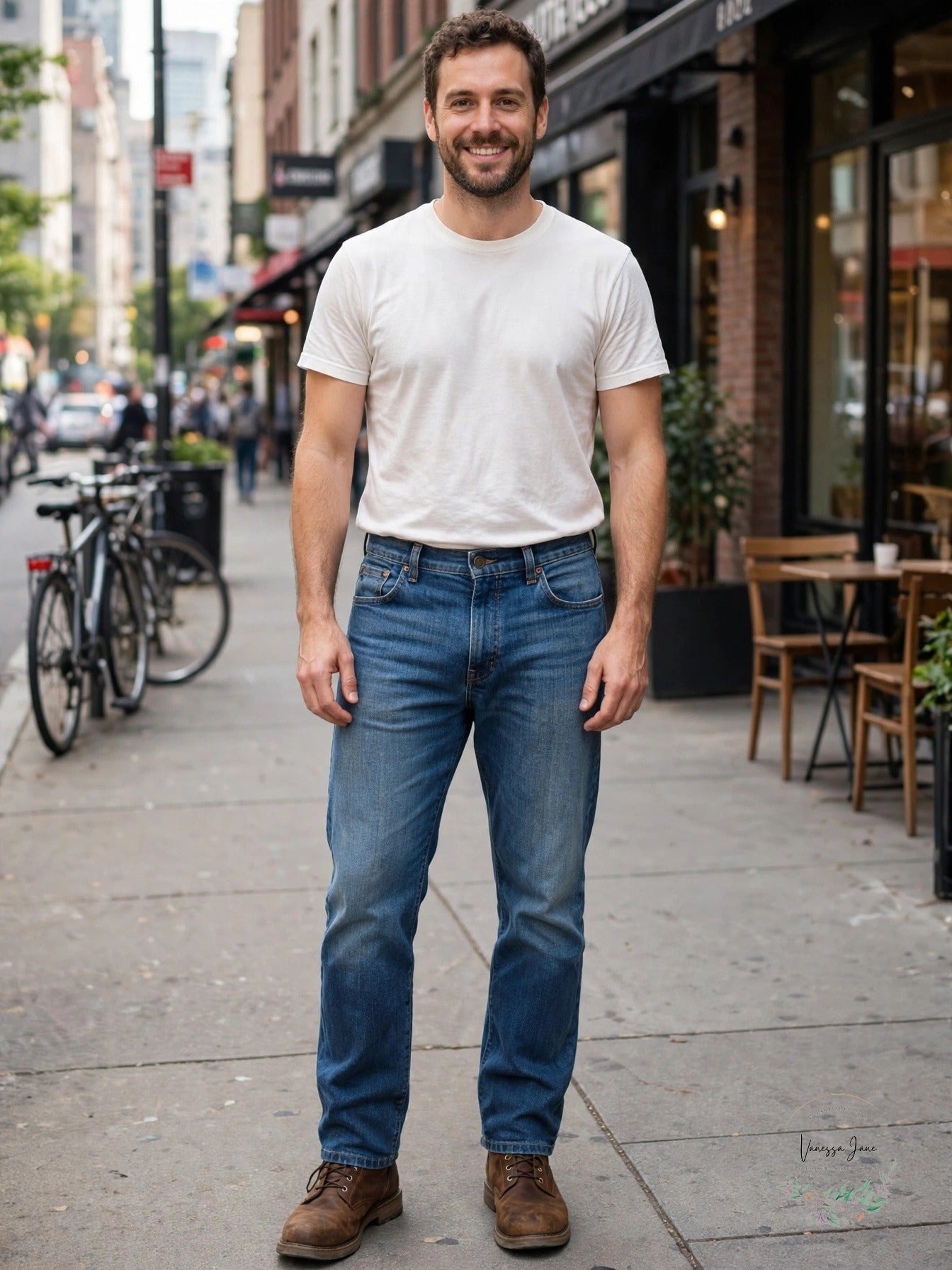 Lot of 2 Tommy Hilfiger Mens Modern Straight Leg Jeans, Size 42x30