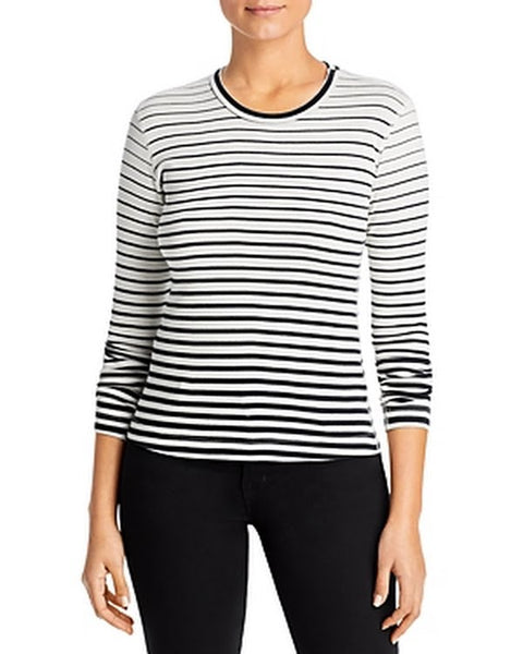 Three Dots Heritage Knit Long Sleeve Crew Neck