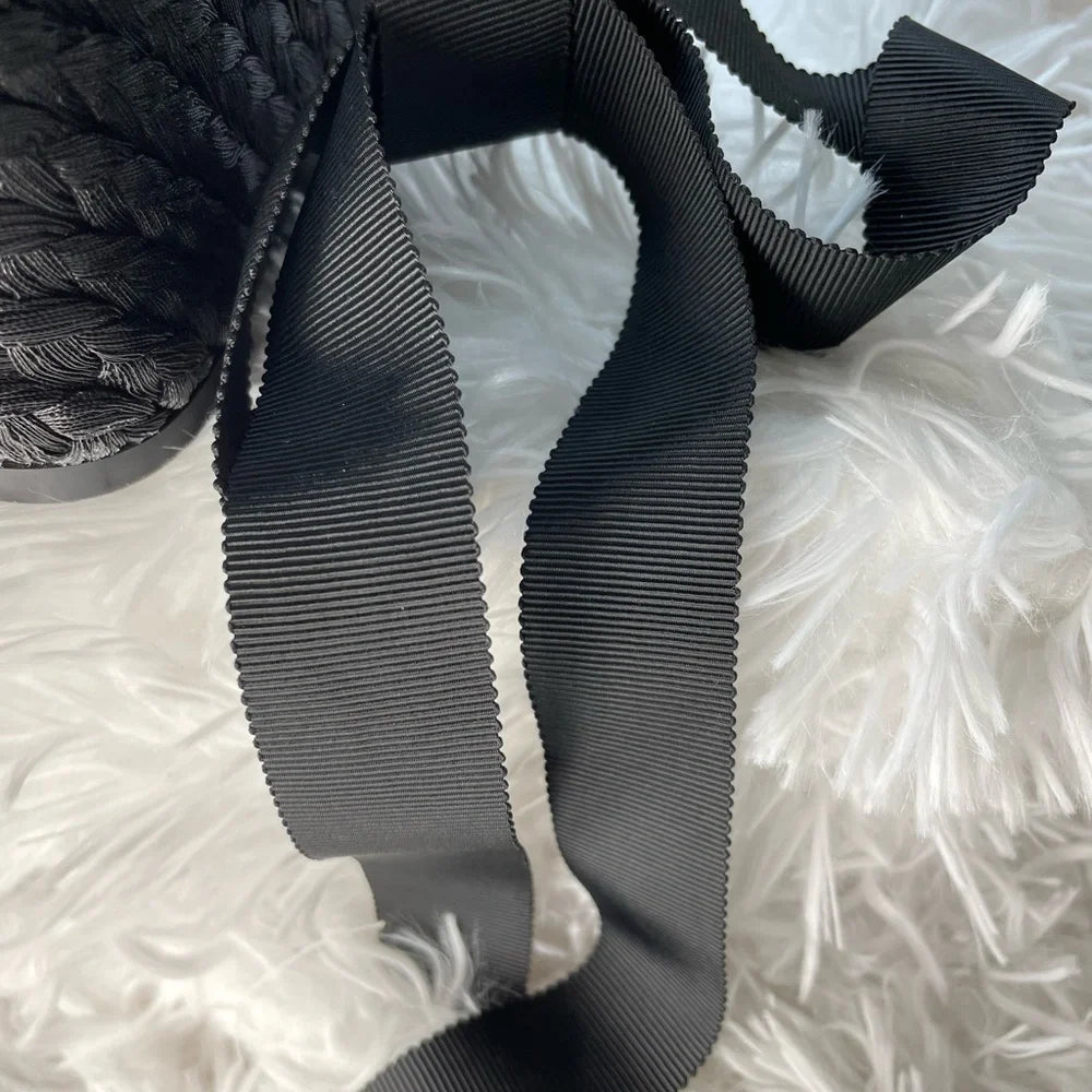 White House Black Market | Jenica Espadrille Black Lace-up Wedge Sandal Size 9