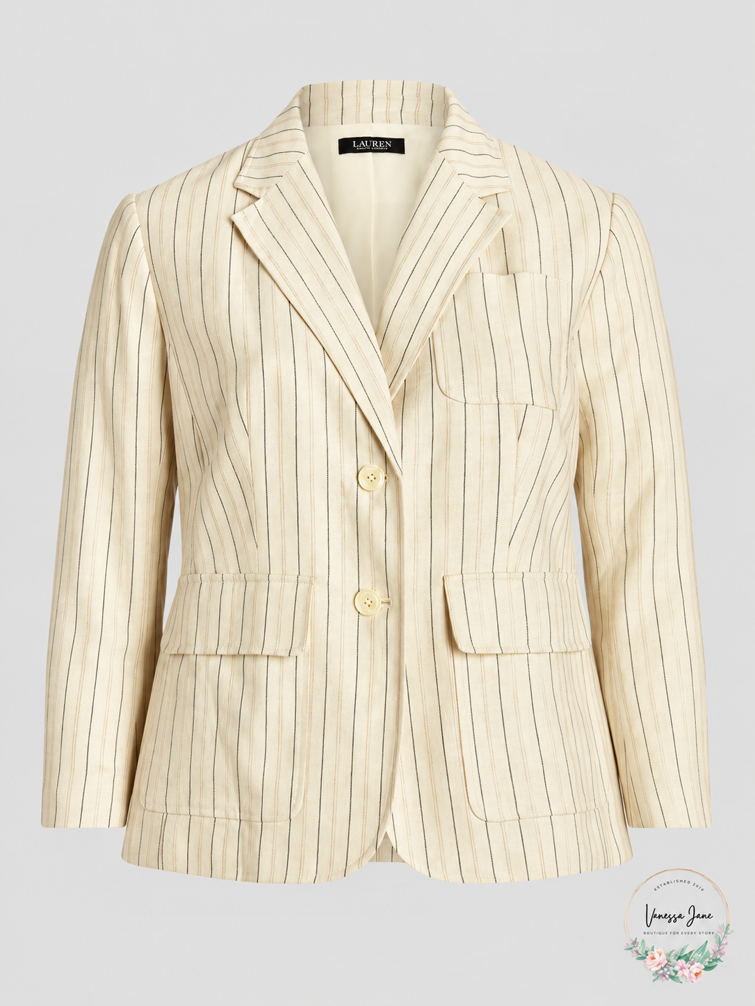 Lauren Ralph Lauren striped blazer product view