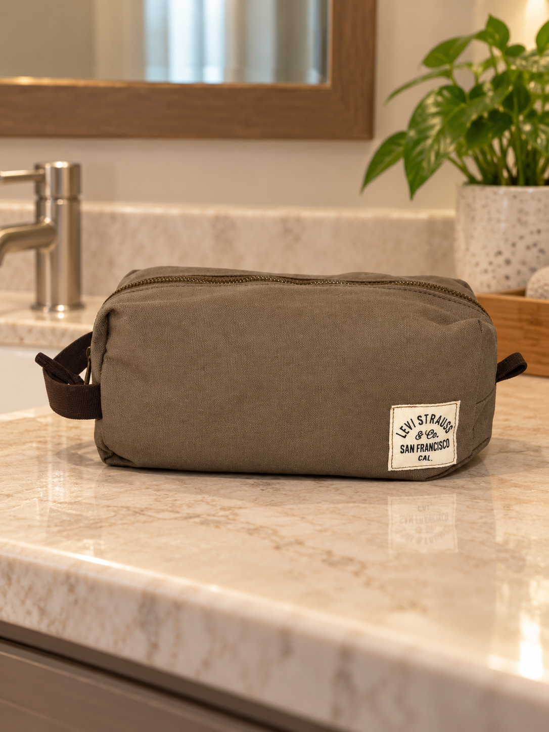 Levi's travel case lifestyle view