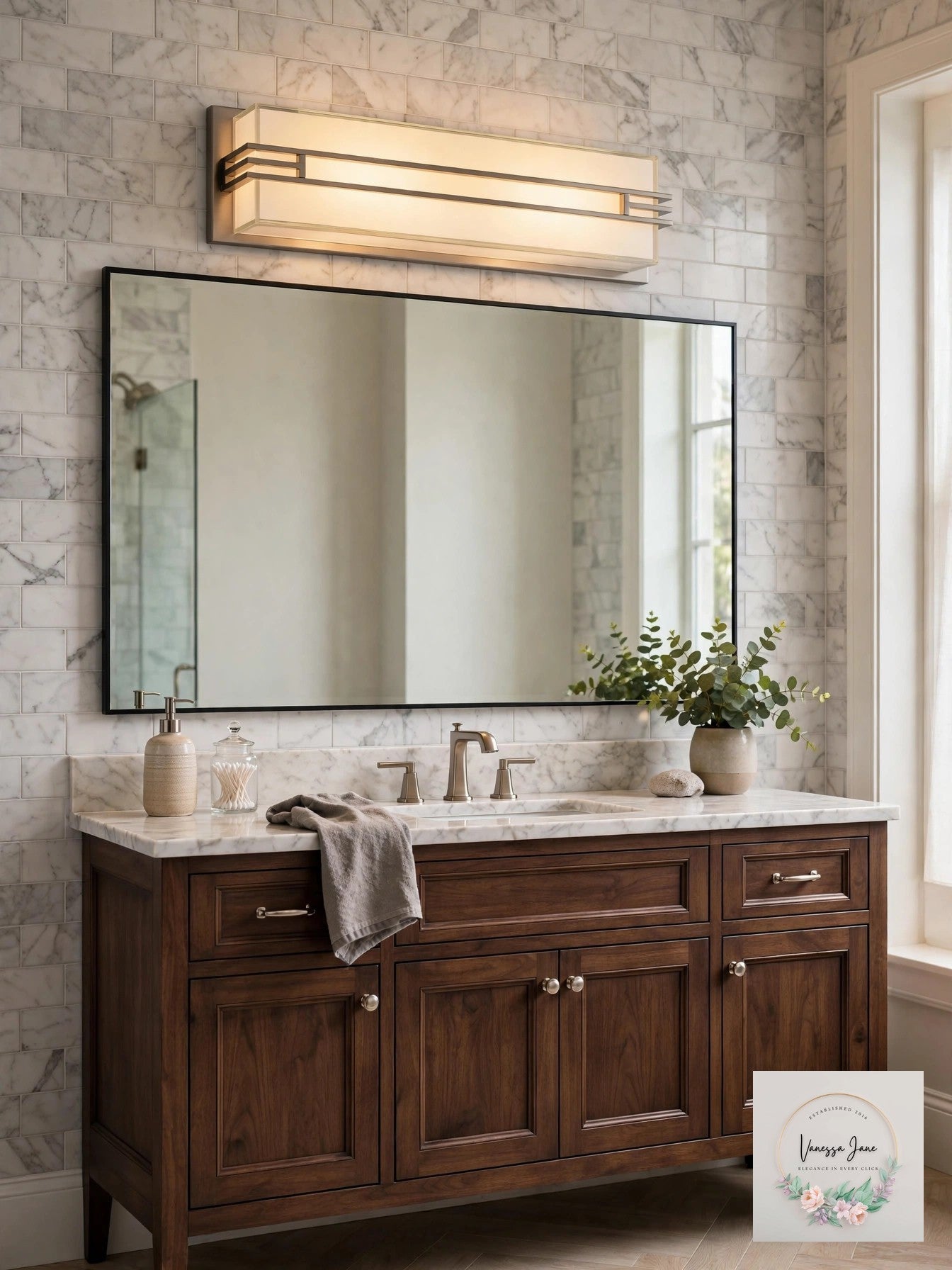 Minka Lavery LED Panel Light 17.5 in Brushed Nickel, New