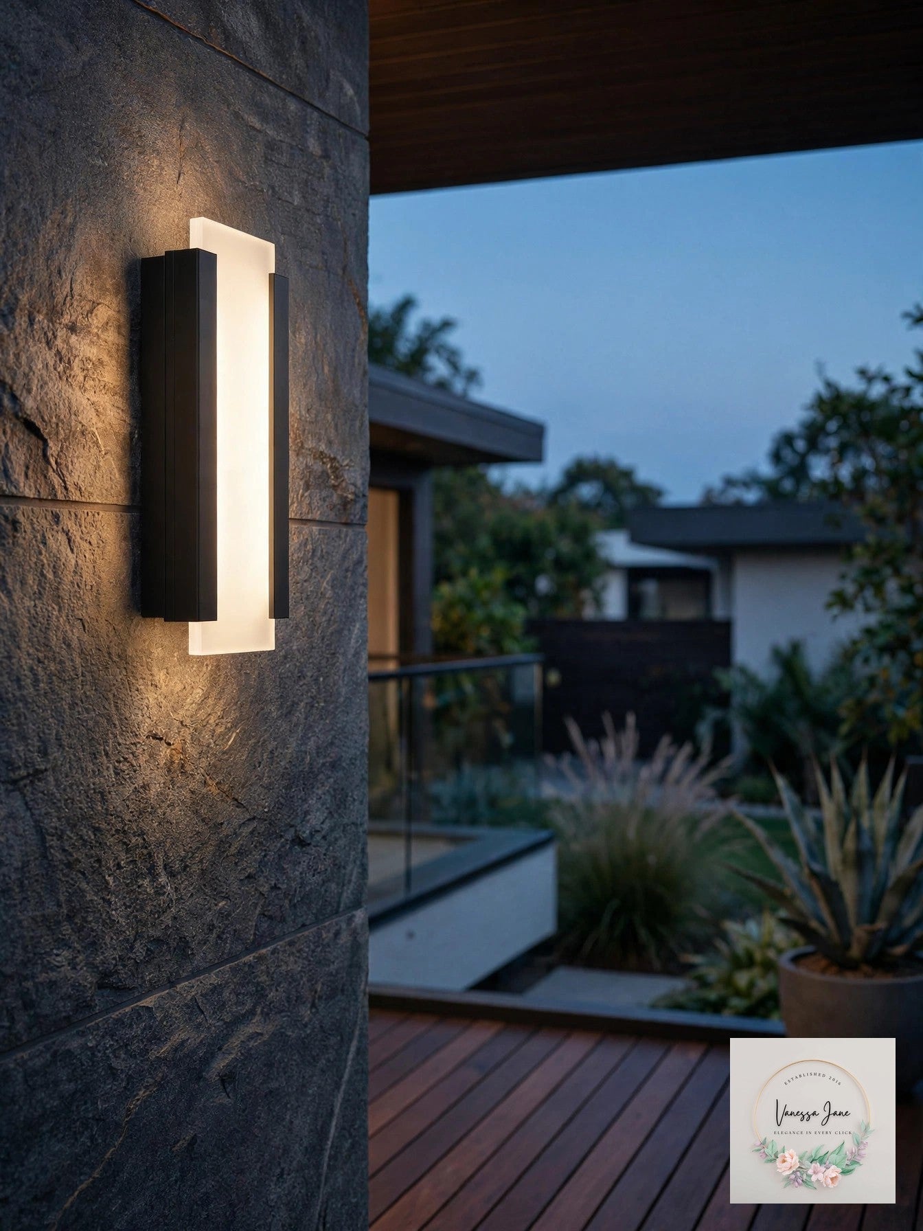 WAC Fiction LED Wall Light lifestyle photo