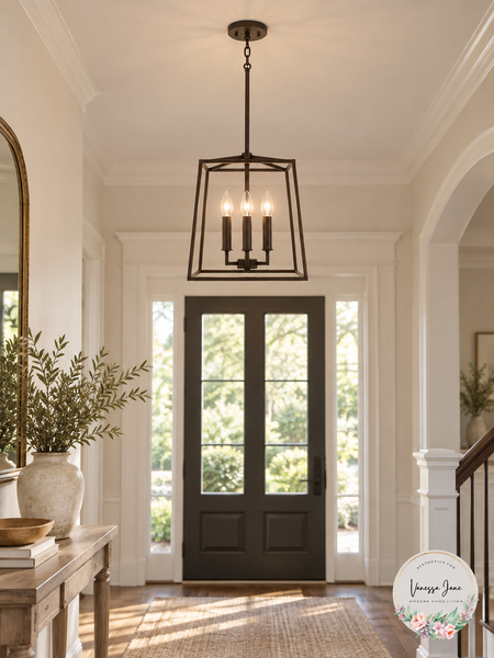 Capital Lighting Thea 4-Light Bronze Foyer Pendant 537641OR