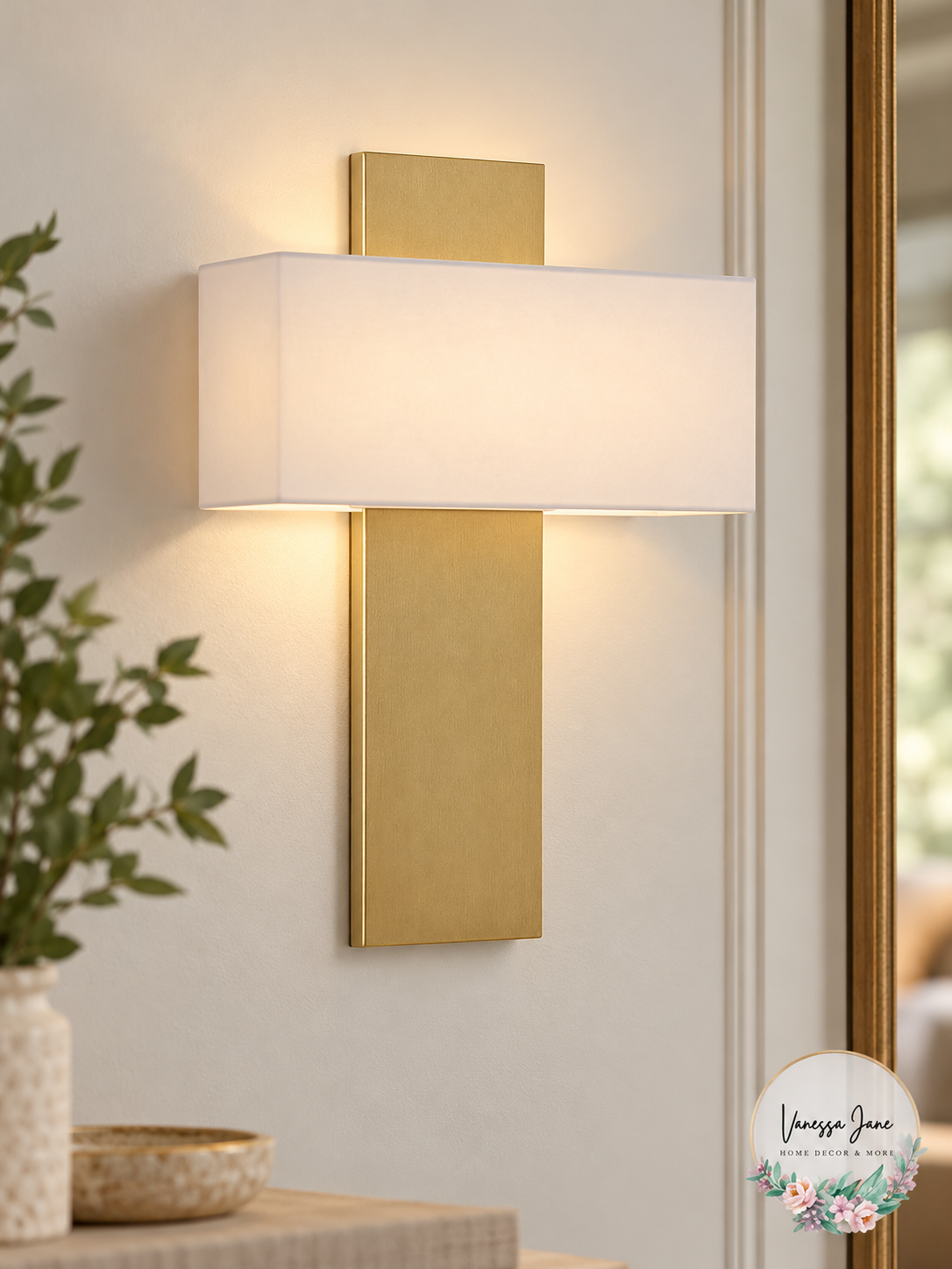 WAC Chicago 17-Inch LED Wall Sconce Brushed Brass WS-12517
