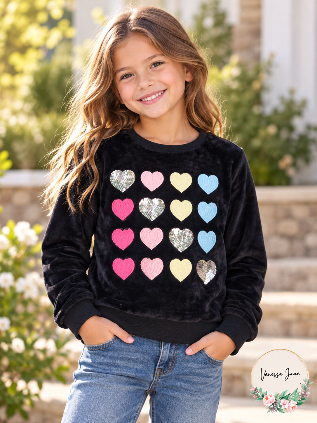 Epic Threads Girls Cozy Fleece Pullover Sweatshirt Size S