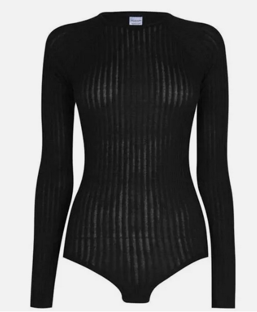 Calvin Klein Ribbed Lounge Bodysuit, Size Small