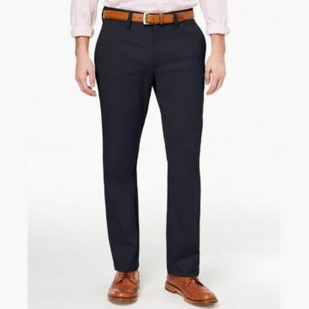 Club Room Mens Flat Front Button-Zip Fly Chino Pants, Inseam 32