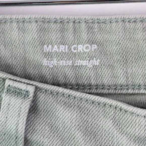 Ag Mari High Rise Cropped Slim Straight Jeans – Vanessa Jane