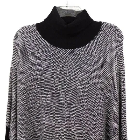 JOSEPH A. Turtleneck Poncho Sweater - Medium