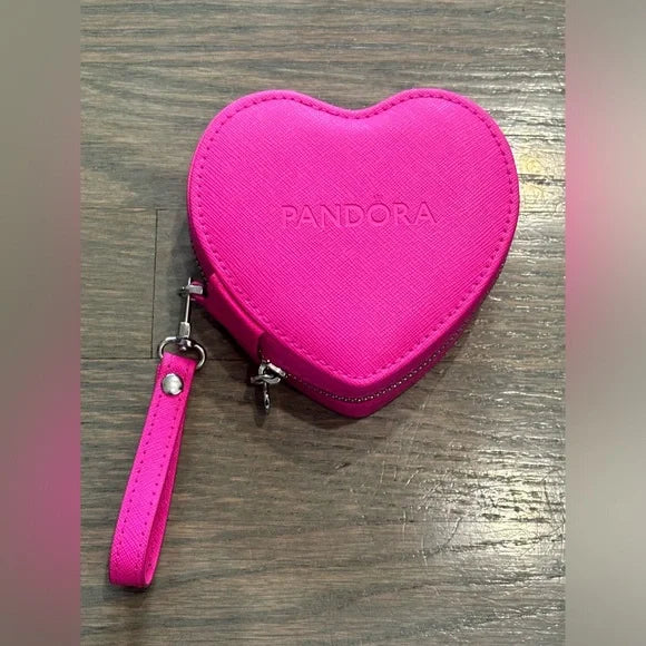 Pandora limited edition Hot Pink Heart Shaped Jewelry Box