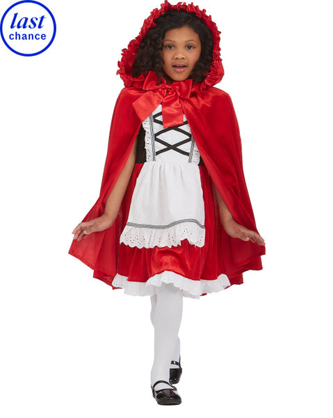 What A Character Kids Red Riding Hood Deluxe Costume, Size 7/8