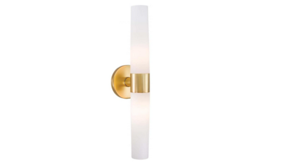 George Kovacs P5042-248, Saber, 2 Light Bath Fixture, Honey Gold