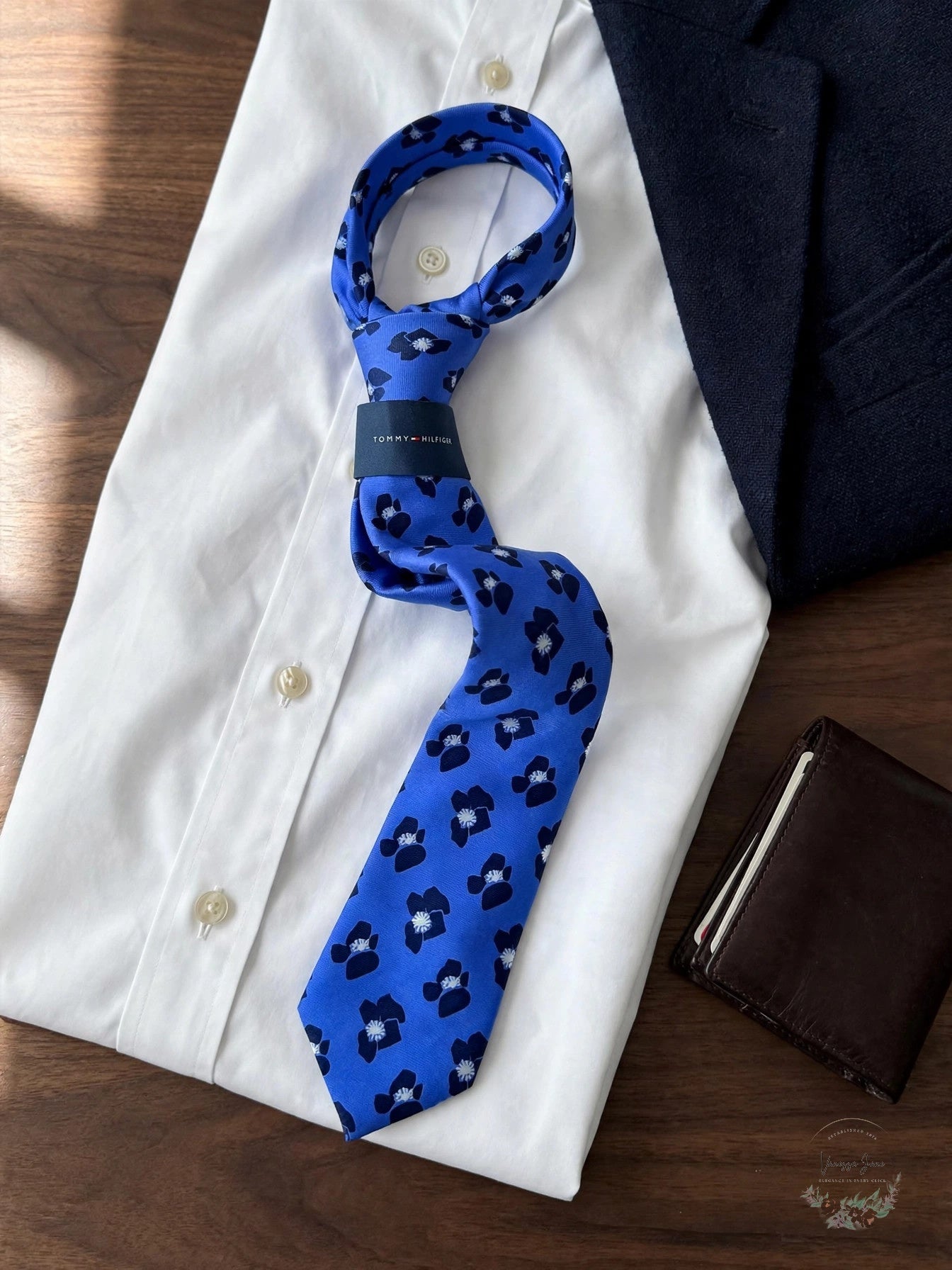 Tommy Hilfiger Mens Silk Slim Tie