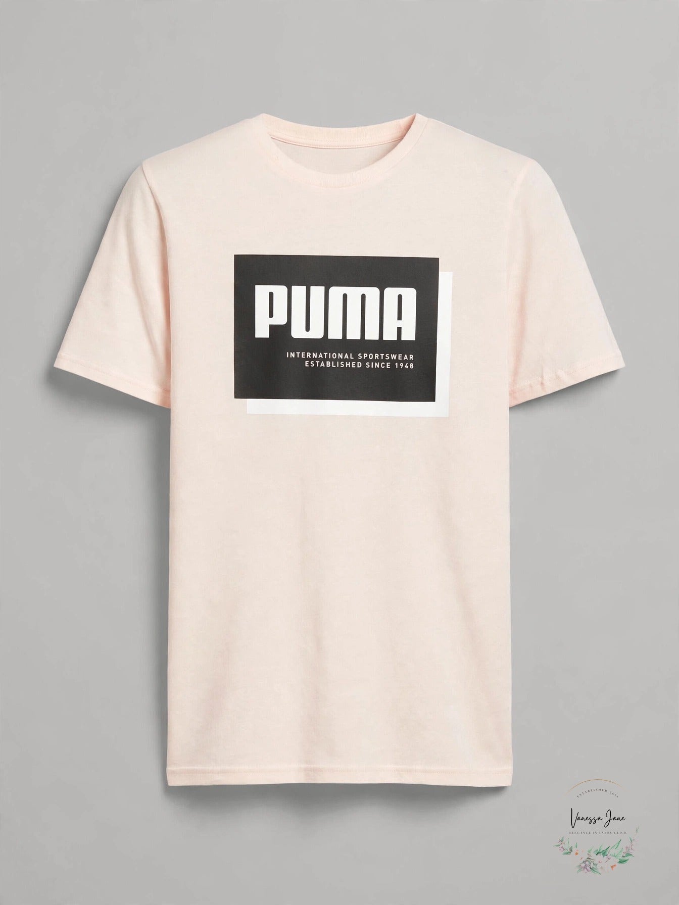Puma Men Cloud Pink Summer Court T-Shirt - stock