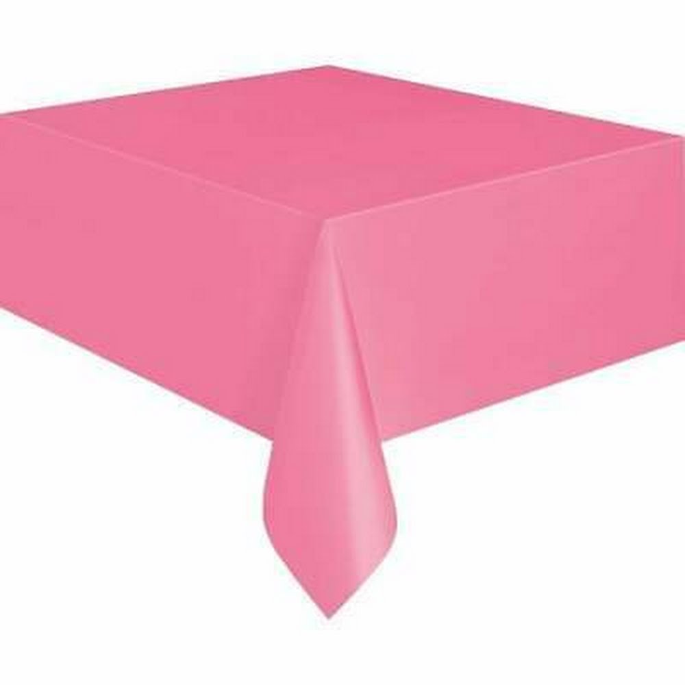 54 x 108 Rectangular Plastic Tablecloths Tablecovers, Lot of 2