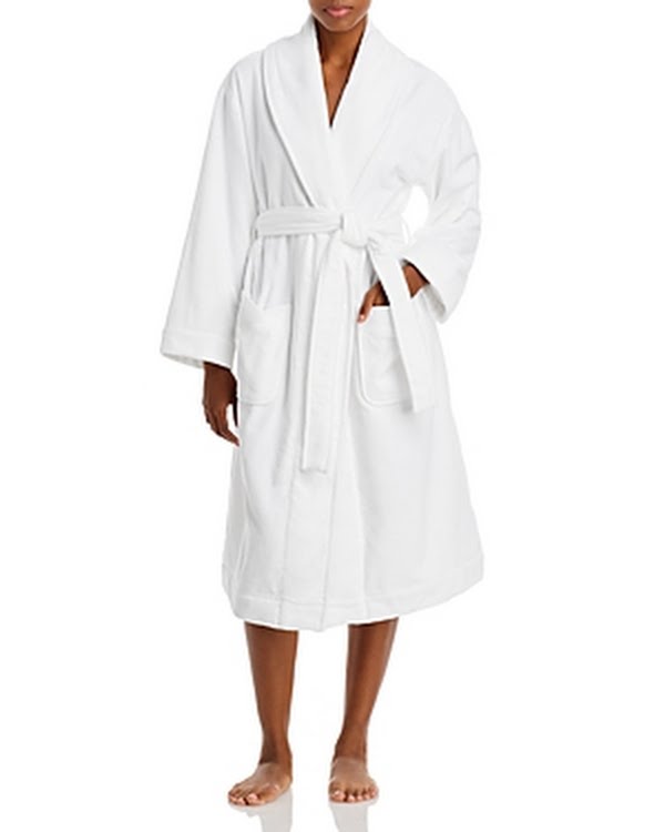 Hudson Park Collection Velour Robe, Size S/M