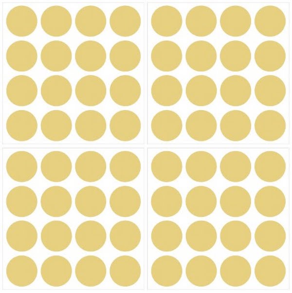 WallPops Metallic Confetti Dots Set, Set of 64 Dots