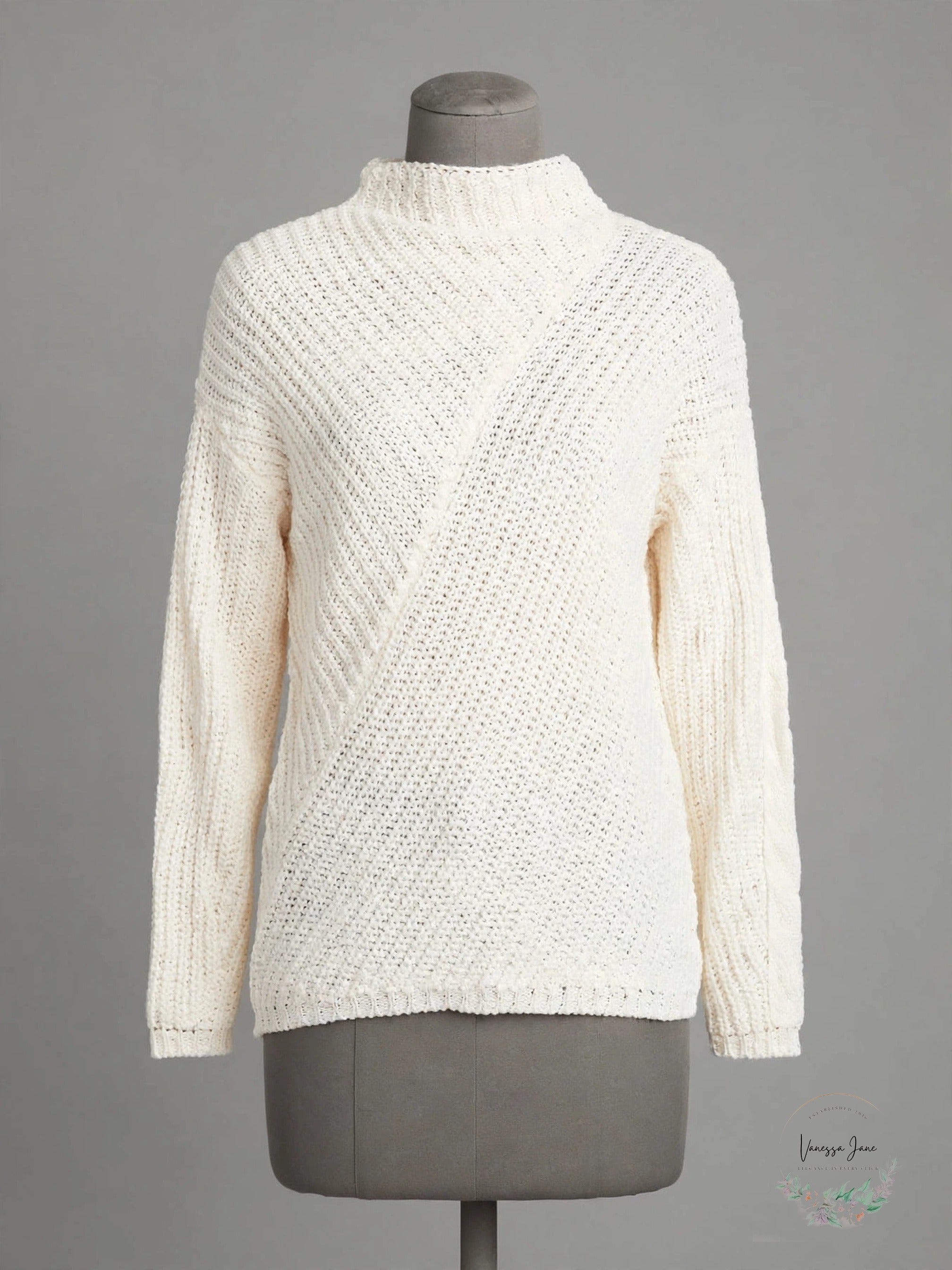 William Rast ivory sweater stock
