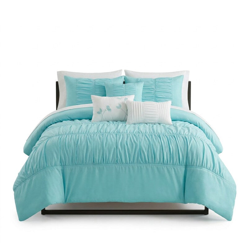 Mi-Zone Miramar Duvet Cover Set, King/ California King, Blue