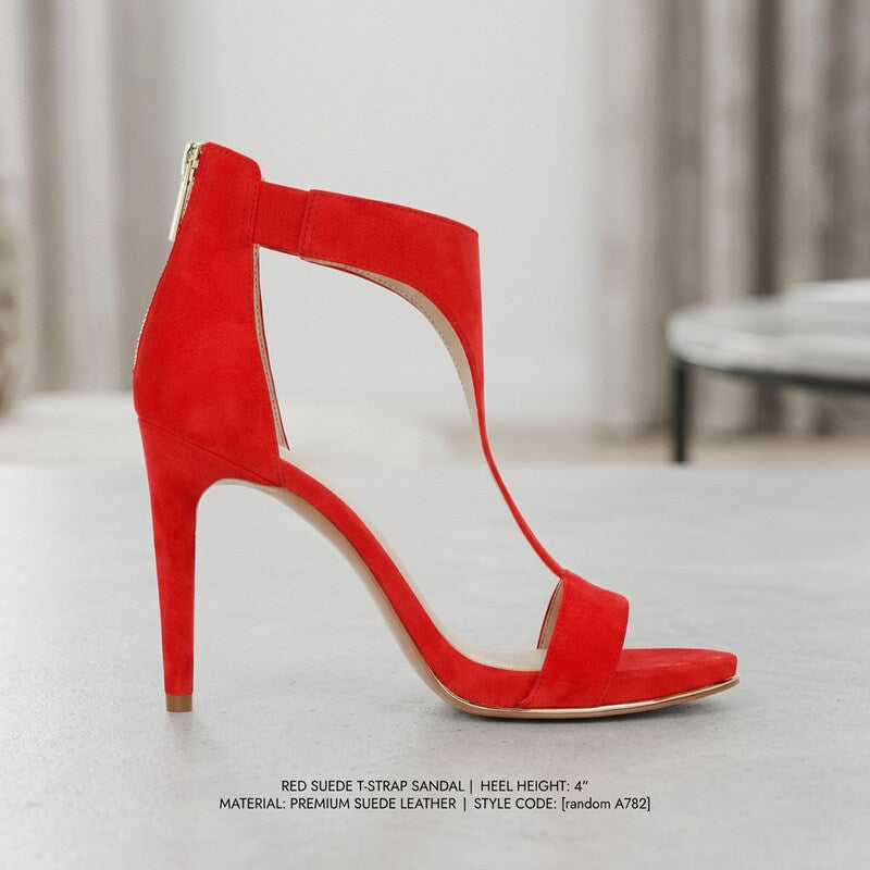 Kenneth Cole Womens Brooke T-Strap High-Heel Sandals, Size 8.5