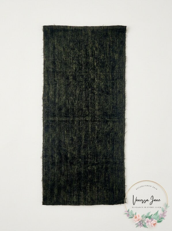 Vintage Pattern Print Infinity Scarf Green