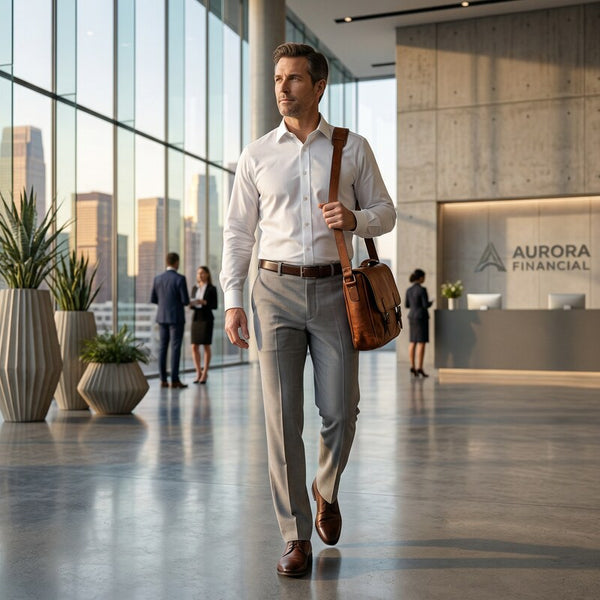 Michael Kors Solid Dress Pants, Light Gray, Size 37W