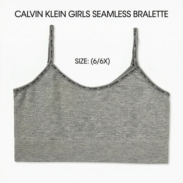 Calvin Klein Girls Seamless Bralette-Size (6/6X)