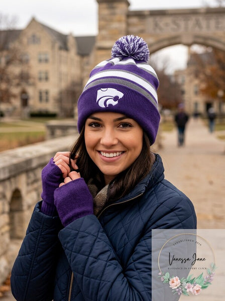 NCAA Kansas State Wildcats Adult Unisex Comeback Beanie One Size