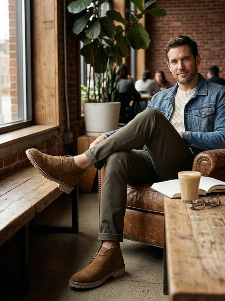 Kenneth Cole REACTION Mens Abie Desert Boot B Chukka , Size 7