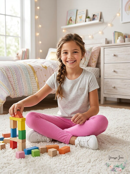 French Toast Girls Basic Leggings, size 10/12