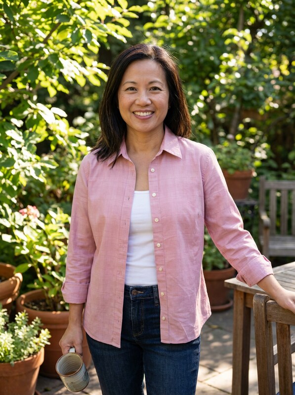 Lands End Womens Button Down Shirt, Size 6 Petite